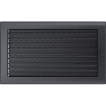 Krbová mřížka 22x37 BASIC grafitová s žaluzií