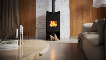 HS FLAMINGO krbová kamna DELUXE PULAU - černá