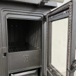 PLAMEN krbová kamna SLAVONAC N levý - černý