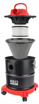 Průmyslový vysavač na popel POWERMAT RTESP0077, 2000 W, 20 l