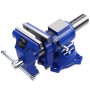 Víceúčelový dílenský svěrák KRAFT&DELE KD5993, 125 mm, otočný 360°