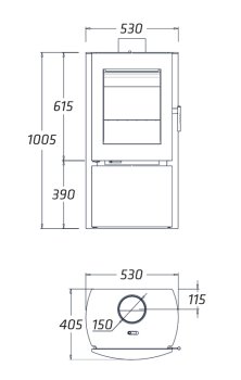 Carbel krbová kamna MAIA ROUND
