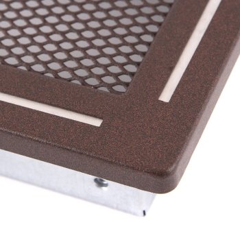 Krbová mřížka 16x16 cm, PREMIUM TREND hnědý brokát