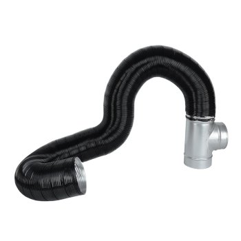 Flexibilní potrubí ALUDAP D 125/3 m - černé