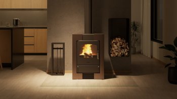 HS FLAMINGO krbová kamna ESPO I - hnědá
