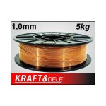 KRAFT&DELE Svářecí drát poměděný 1,0 mm 5 kg KD1152