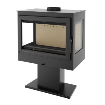 Krbová kamna NORDflam RAGUSA, 9,5 kW, černá