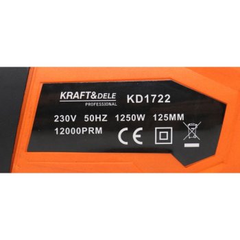 Kraft&Dele KD1722 úhlová bruska 125mm 1200W