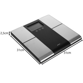 RUHHY 24638 LCD analytická koupelnová váha