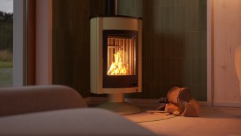 HS FLAMINGO krbová kamna MASTERFLAMME Medie II - olivová