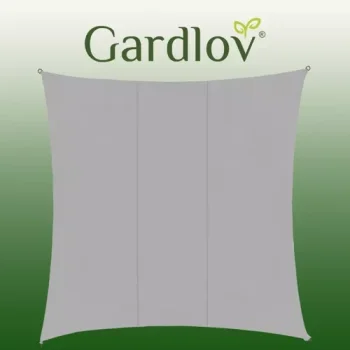GARDLOV 23164 Stínová plachta 3,6x3,6 m šedá