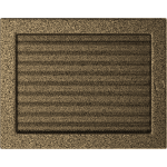 Krbová mřížka 22x30 BASIC staré zlato s žaluzií
