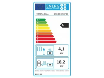 VICTORIA krbová kamna s výměníkem Grande Max B25
