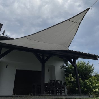 GARDLOV 23141 Stínová plachta 4x4x4 m šedá