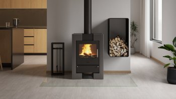 HS FLAMINGO krbová kamna ESPO II - šedá