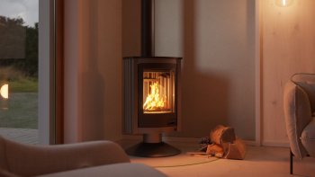 HS FLAMINGO krbová kamna MASTERFLAMME Piccolo II - šedá