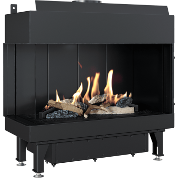 KRATKI Krbová plynová vložka LEO 70/G30/30MBAR na propan butan, levé prosklení