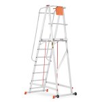 Higher hliníkový skladový žebřík 7 stupňů 81PRO S-8106