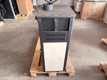 BLIST krbová kamna ROMA E s výměníkem - krémová (II. Jakost)