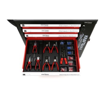 Kraft&Dele KD362 dílenská skříň na nářadí s 263 díly