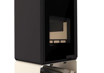 HS FLAMINGO krbová kamna DELUXE PENTAI - krémová