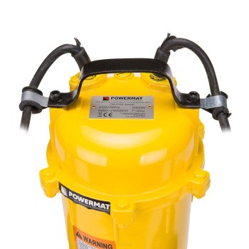 POWERMAT Kalové čerpadlo na vodu s drtičem 750W s plovákem PM-PDS-3000P - II. Jakost