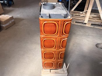 FLAMA kachlová kamna ELDUR ECO - medová - II. Jakost