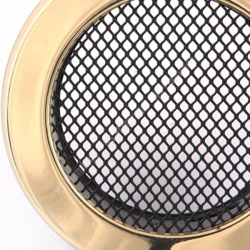 Krbová mřížka kulatá 160mm mosaz