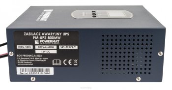 POWERMAT Záložní zdroj 500W 800VA UPS PM-UPS-800MW
