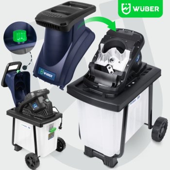 WUBER W09210 Elektrický drtič větví 3 kW