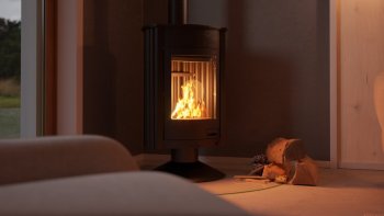 HS FLAMINGO krbová kamna MASTERFLAMME Medie II - černá