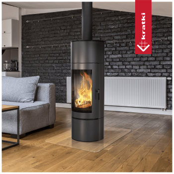 KRATKI krbová kamna ANTARES - černá