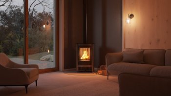 HS FLAMINGO krbová kamna MASTERFLAMME Piccolo I - šedá