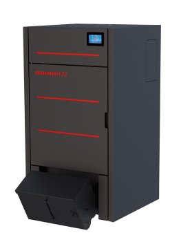 Peletová kamna s výměníkem Bronpi HYDROCONFORT-27, 26 kW, černá