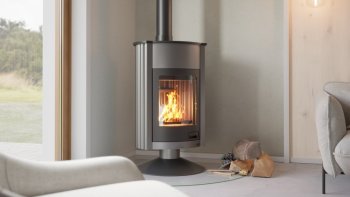 HS FLAMINGO krbová kamna MASTERFLAMME Grande II - šedá