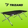 TRIZAND 23190 Polní lůžko 189 × 70 × 43 cm černé