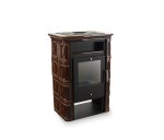 Kachlová kamna NORDflam VERA, 6 kW, hnědá