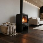 Krbová kamna NORDflam ROMA, 5,7 kW, černá