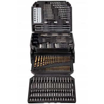 Kraft&Dele KD998 vrtáky a bity sada 300ks na dřevo, kov, beton