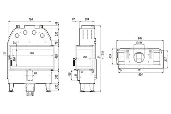 Krbová vložka DEFRO HOME INTRA ME BL SLIM