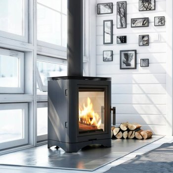 KRATKI krbová kamna KOZA K5 (130mm) - černá