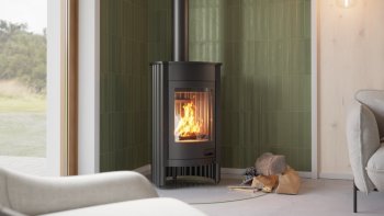 HS FLAMINGO krbová kamna MASTERFLAMME Medie I - černá