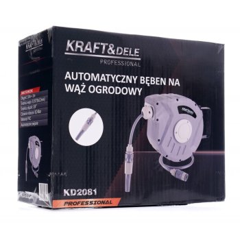 Kraft&Dele automatický naviják zahradní hadice 5/16" 10 m + 1 m KD2081