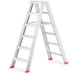 Montážní dvoustranný žebřík HIGHER S-1906, 2x6, pracovní výška 326 cm