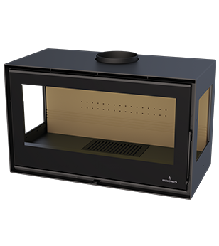 Krbová kamna BRONPI BIMBA-90-3C, 15 kW, antracit