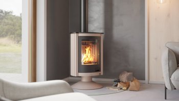 HS FLAMINGO krbová kamna MASTERFLAMME Piccolo II - krémová