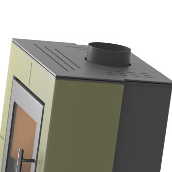 HS FLAMINGO krbová kamna EVENES - olivová