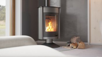 HS FLAMINGO krbová kamna MASTERFLAMME Medie II - šedá