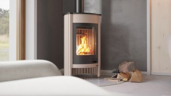 HS FLAMINGO krbová kamna MASTERFLAMME Medie I - krémová