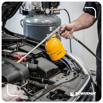 POWERMAT PM-PDR-210T Pneumatická maznice 0,85l